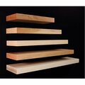 Homecare Products 30 in. Long Floating Red Oak Shelf HO2984782